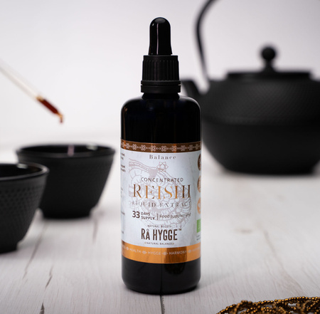 BIO ekstrakt 12:1 z REISHI w płynie Ra Hygge (33 porcje / 100ml)